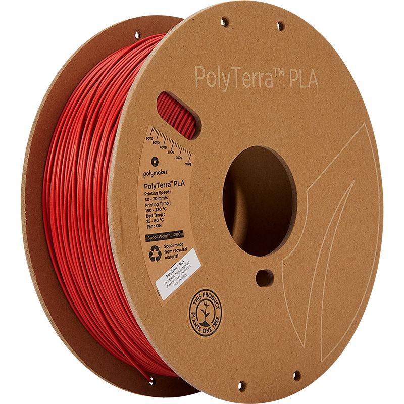 PolyTerra PLA Armee-Rot (Army Red) - 1.75mm - 1 kg