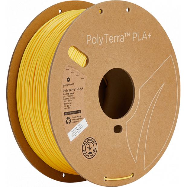 PolyTerra PLA+ Gelb - 1.75mm - 1 kg