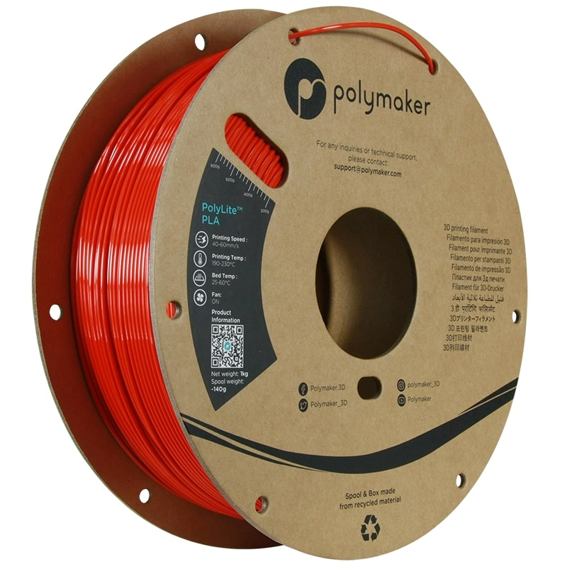 Polylite Silk PLA Rot - 1.75mm - 1 kg