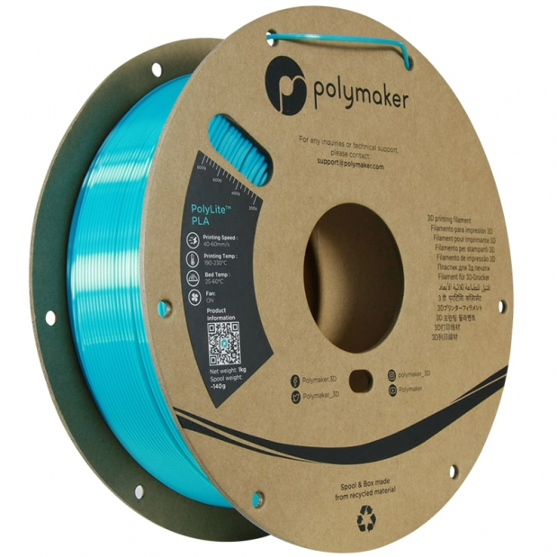 Polylite Silk PLA Hellblau - 1.75mm - 1 kg