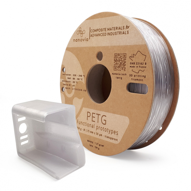 Nanovia PETG Natur (Transparent) - 1.75 mm - 750g