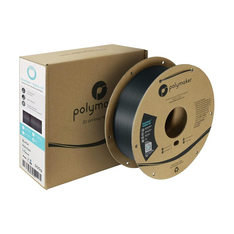 Polymide PA612-CF Schwarz - 1.75mm - 500 g