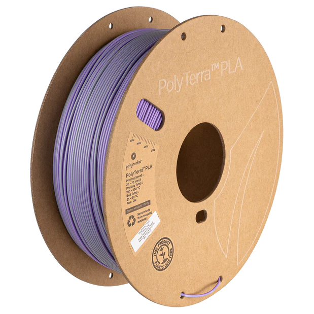 PolyTerra PLA Dual Violettgrau (Foggy Purple) - 1.75mm - 1 kg