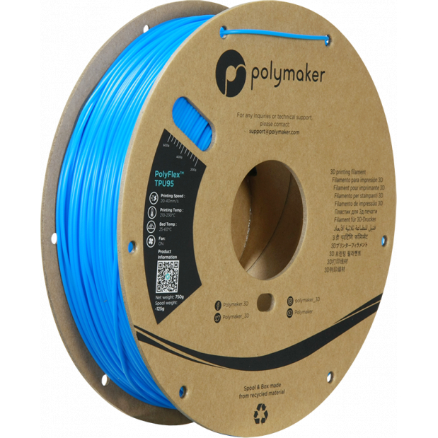 PolyFlex TPU-95A Blau - 1.75mm - 750 g