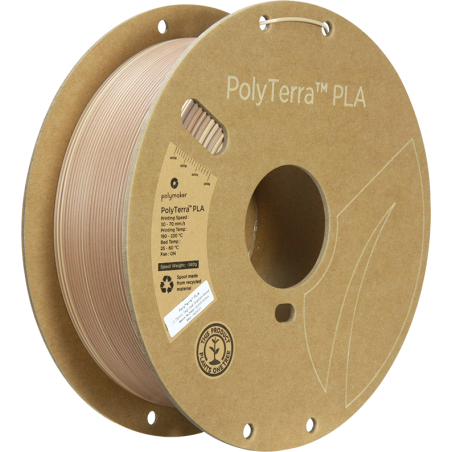 PolyTerra PLA Dual Gradient Wood (Holz) - 1.75mm - 1 kg