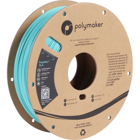 PolyMax Tough PLA Polymaker Teal (Blaugrüne Ente) - 1.75mm - 750 g