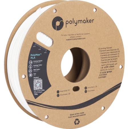 PolyMax Tough PLA Weiß - 1.75mm - 750 g