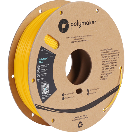 PolyMax Tough PLA Gelb - 1.75mm - 750 g