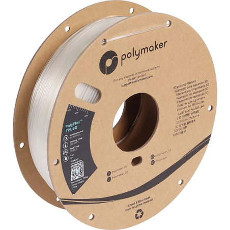 Polyflex TPU-90A Durchscheinend (Clear) - 1.75mm - 750 g