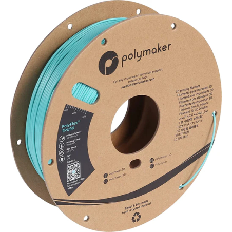 Polyflex TPU-90A Polymaker Teal (Blau-Grün Ente) - 1.75mm - 750 g