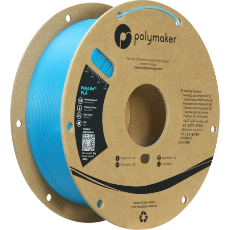 PolyLite PLA Luminous Blau - 1.75mm - 1 kg