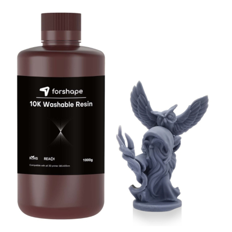 Resin 10K Water Washable Dark Grey Forshape Premium - 1Kg